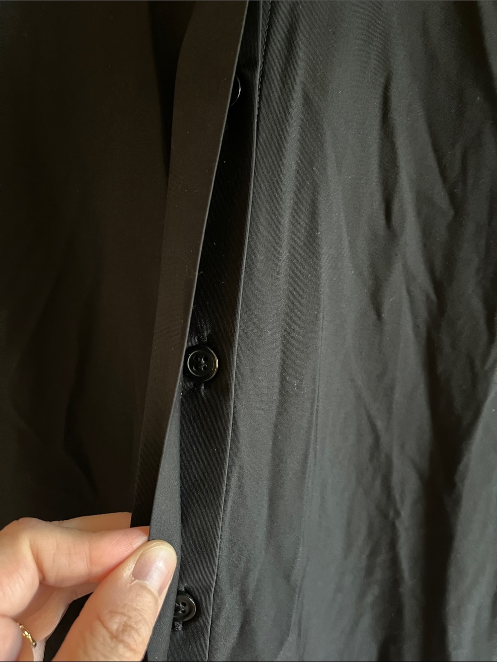 Athleta Urbanite Top Black XL Like New Lightweight Stretch Athleisure Tunic - Picture 3 of 10